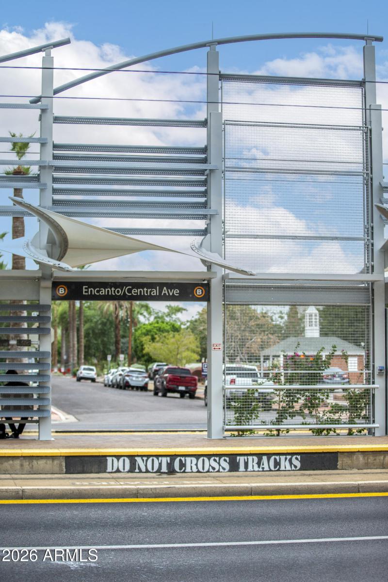 Just steps to light rail