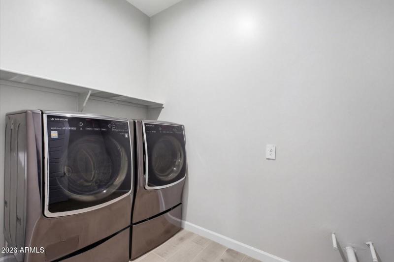 Laundry Room w Upper Shelf
