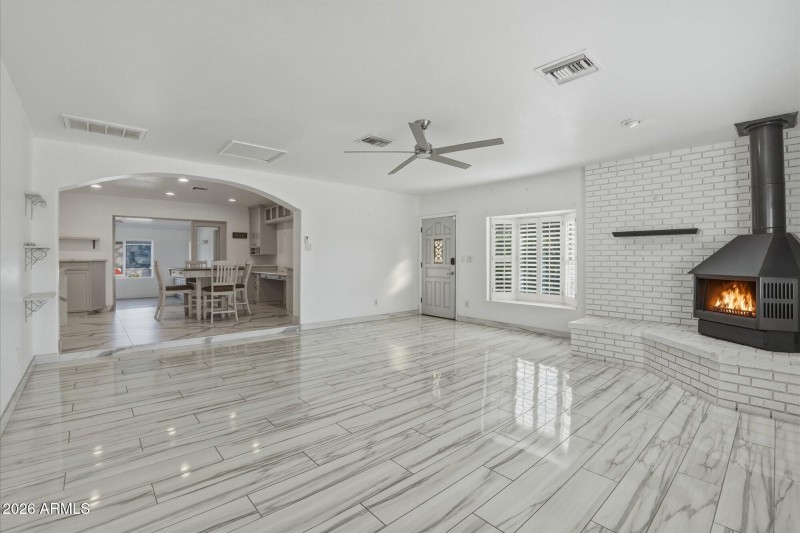 Livng room #2 with fireplace