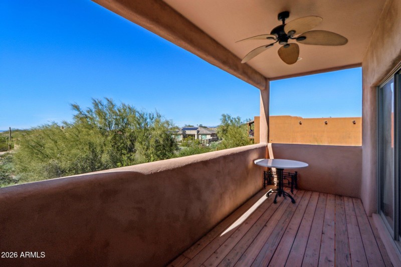 One of THREE Balconies!