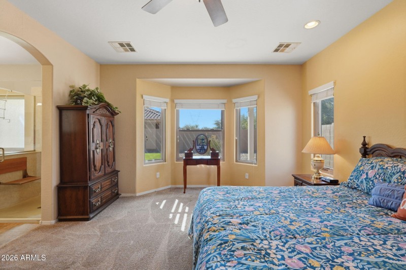 Primary Bay Window View