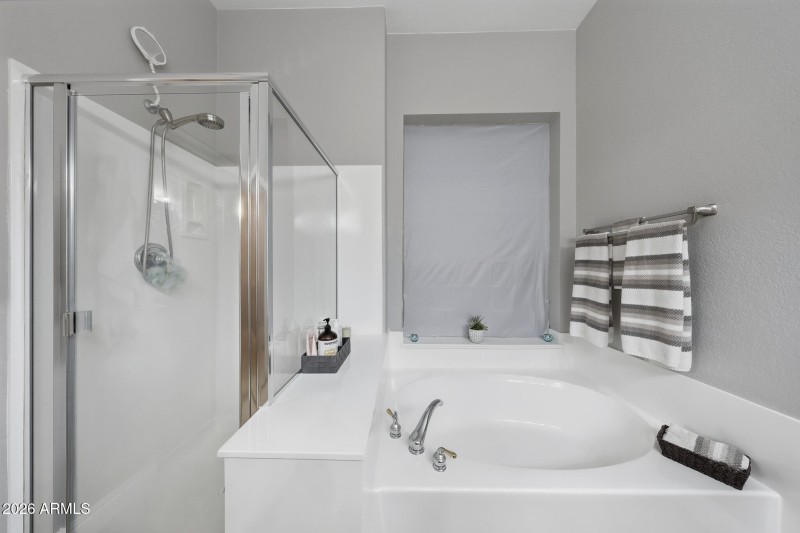 Huge & Clean Master Bathroom