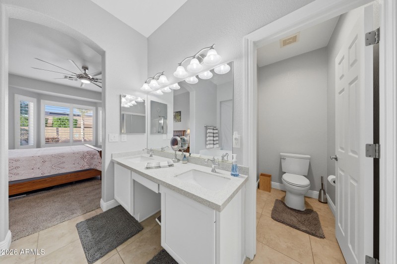 Huge & Clean Master Bathroom