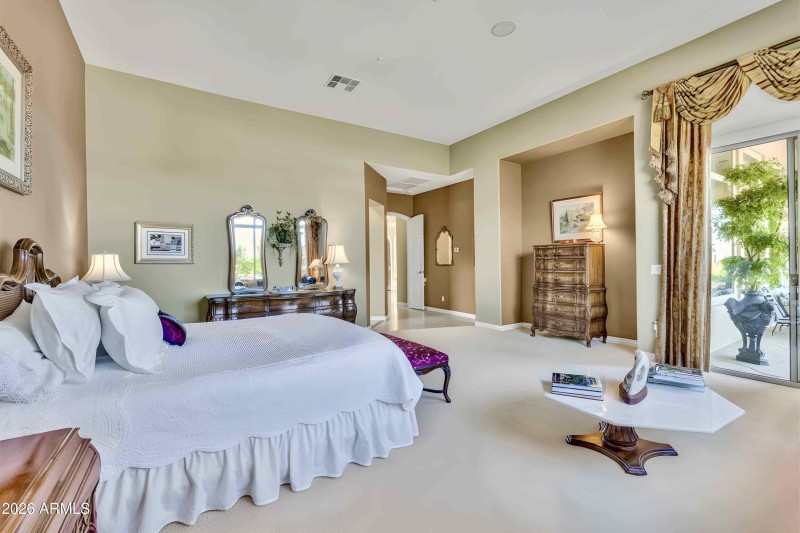 Serene primary bedroom