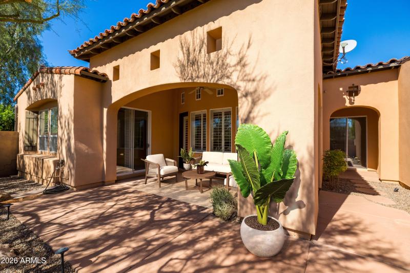 Virtual Staging of Back Patio