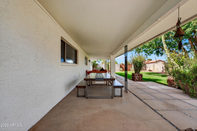 Covered Back Patio