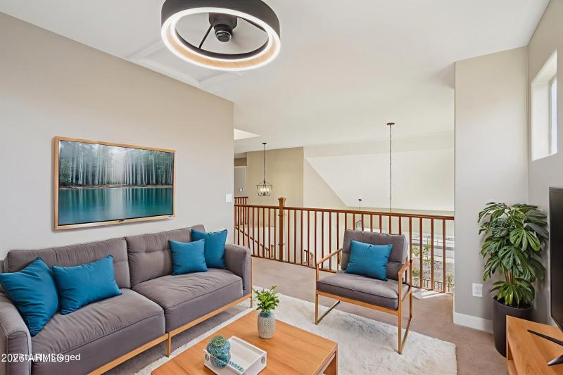 Virtually Staged upstairs Loft - 22