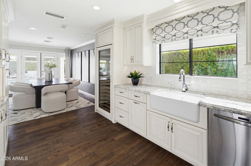Farmhouse Sink Kitchen View