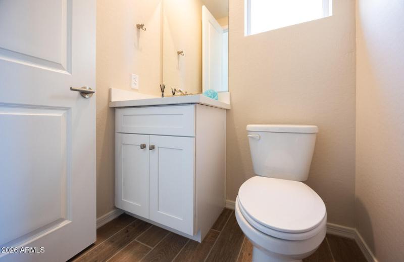 half bath downstairs