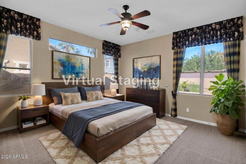 3810 Latham - Virtual Staging Bedroom