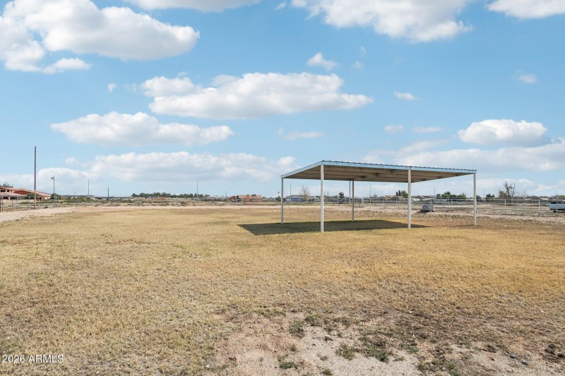 Pasture with Shade Structure