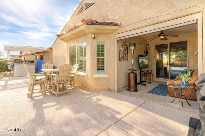 Sunny afternoon patio retreat