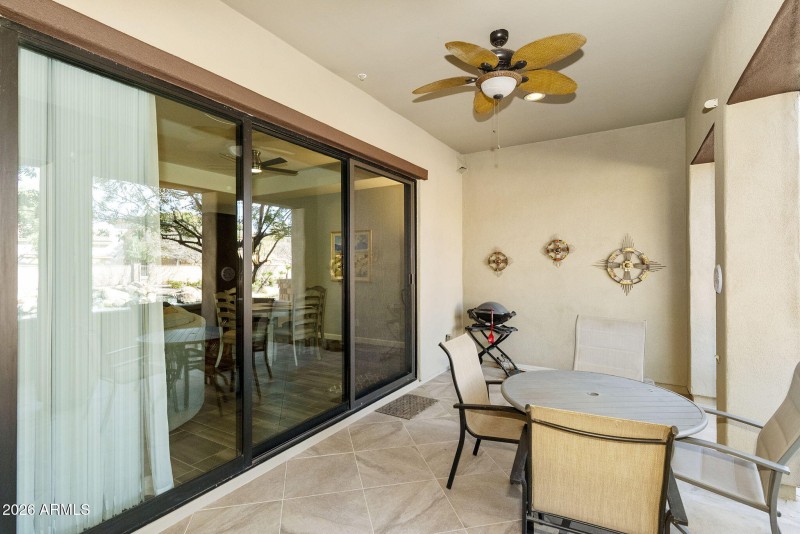 Covered patio