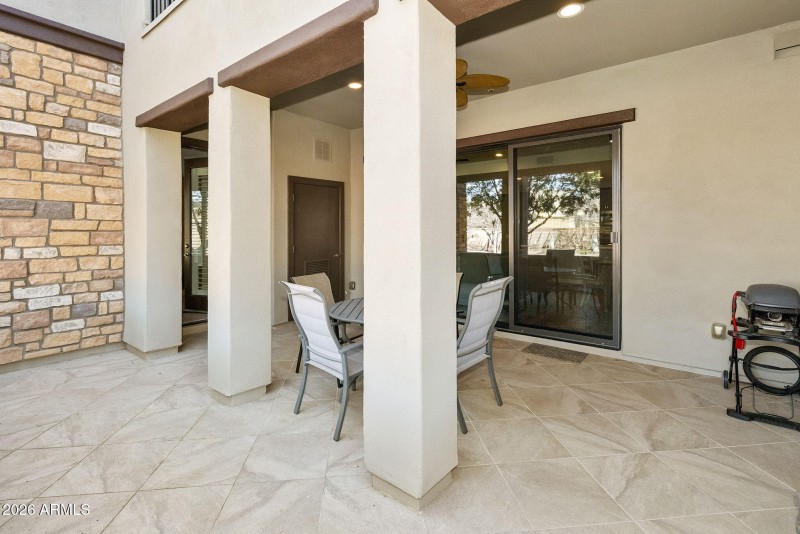 Covered patio