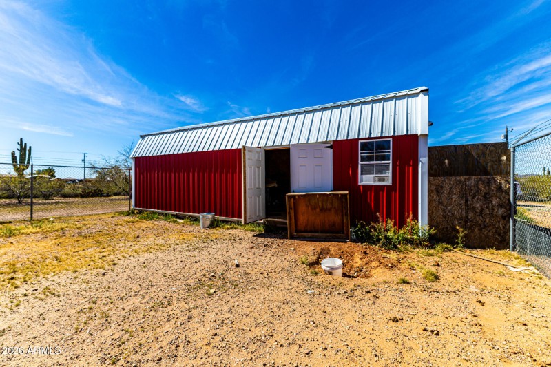 Fenced Custon Shed