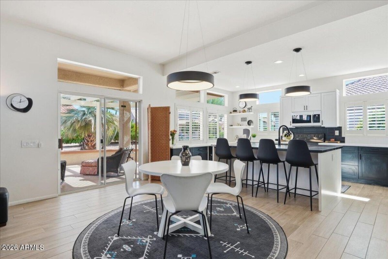 Dining in Great Room