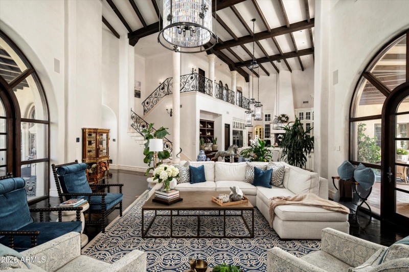Impressive vaulted ceilings