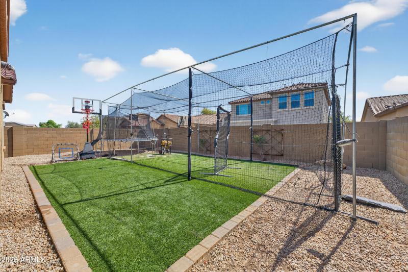 Batting Cage is removable