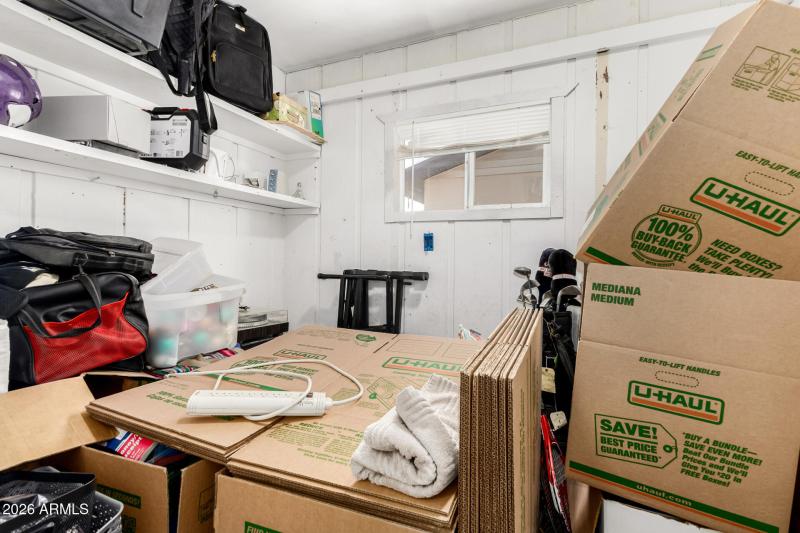 Indoor storage room