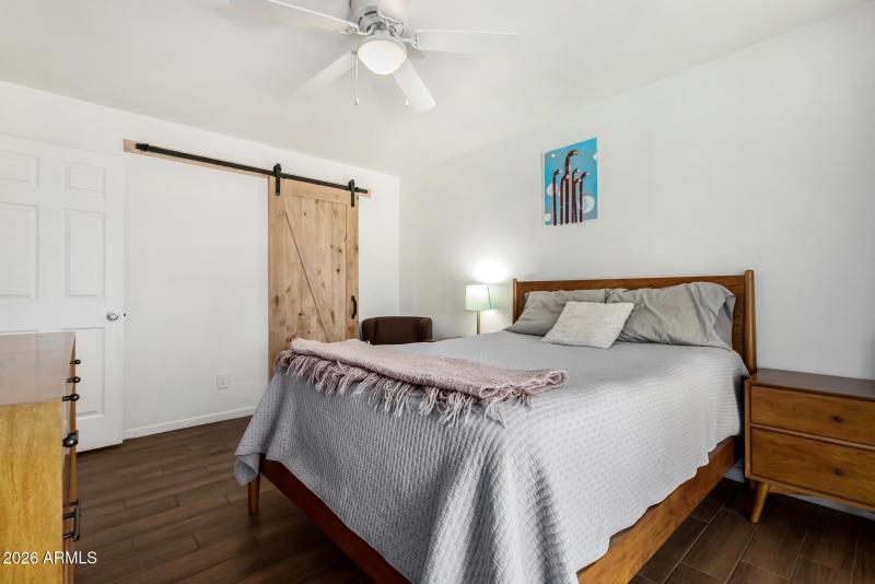 Main bedroom toward closet