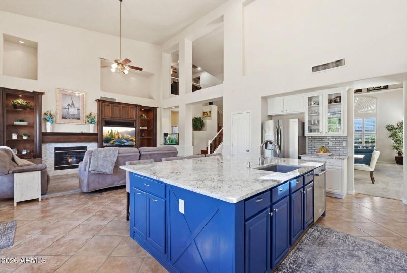 Kitchen Overlooking Main Living Space