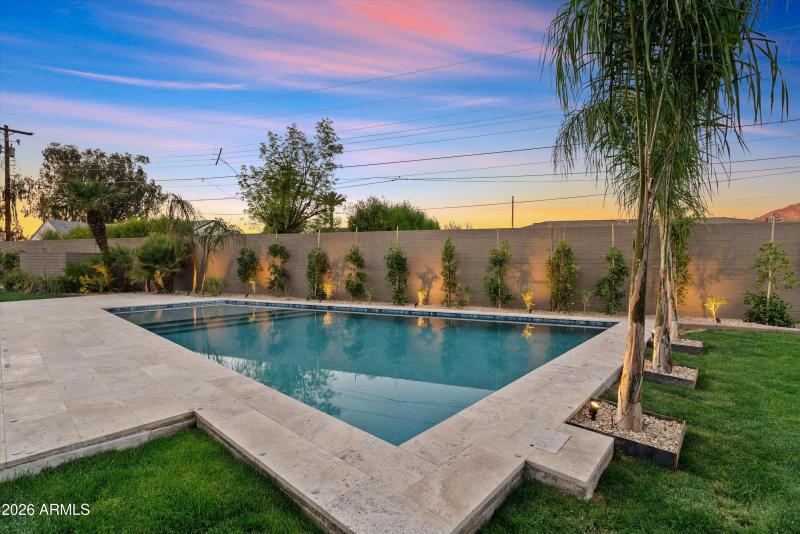 Rear of Home - Pool Views