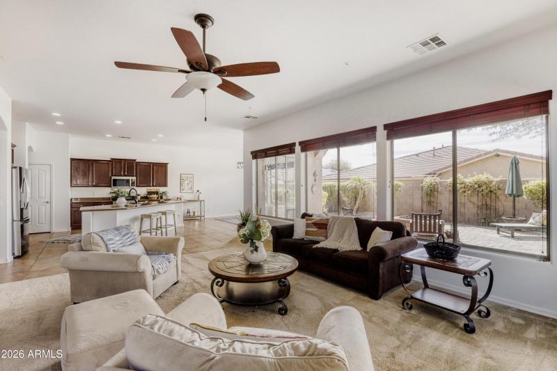 Bright Living Area with Views