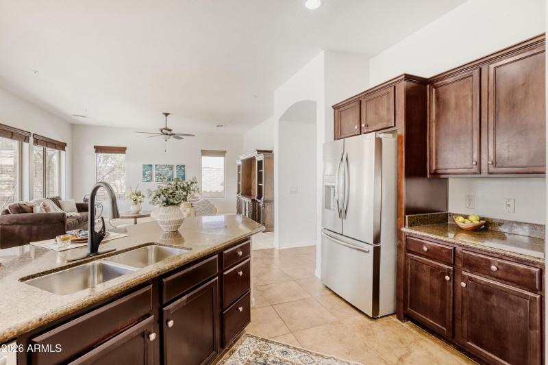 Granite Kitchen with Storage