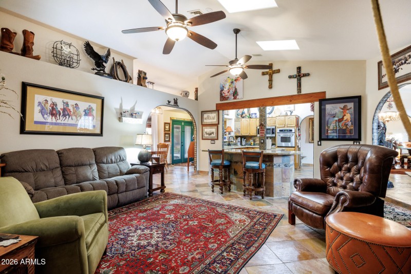 9125 N Paseo Palo Verde - Living Room
