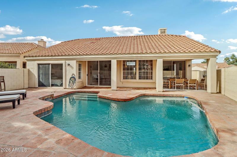 Backyard facing west