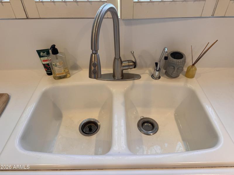 Newer kitchen sink and fixtures