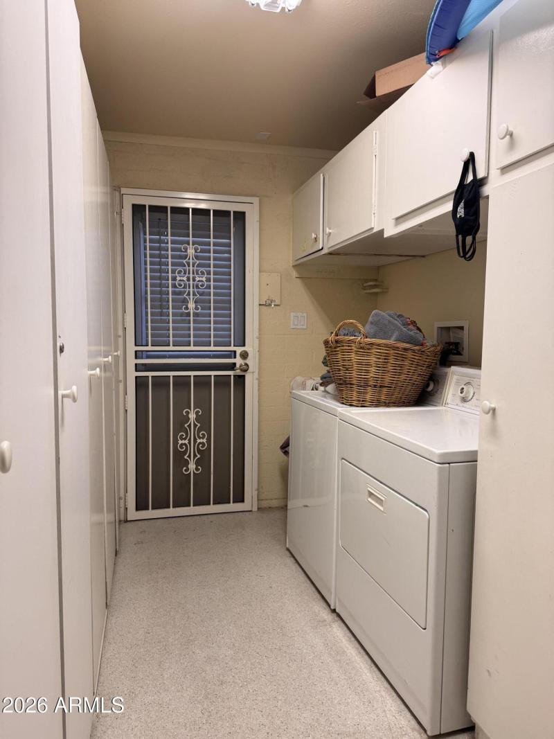 Inside washer and dryer included