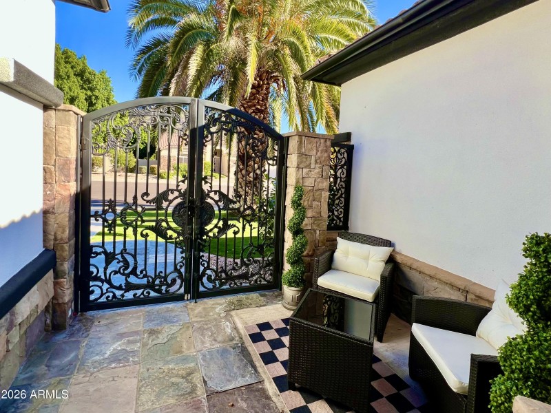 Gated Entry Courtyard