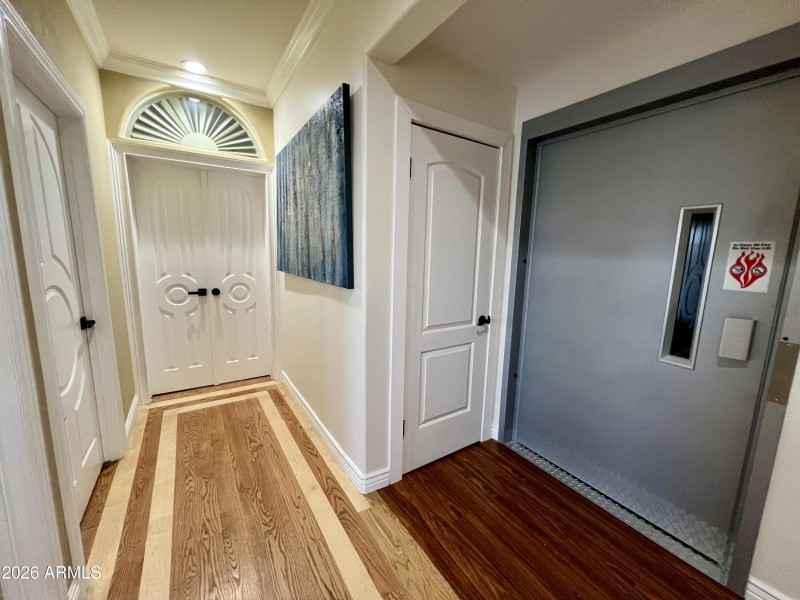 Upstairs Elevator Exit