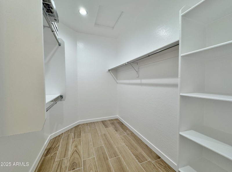 Huge walk in master closet