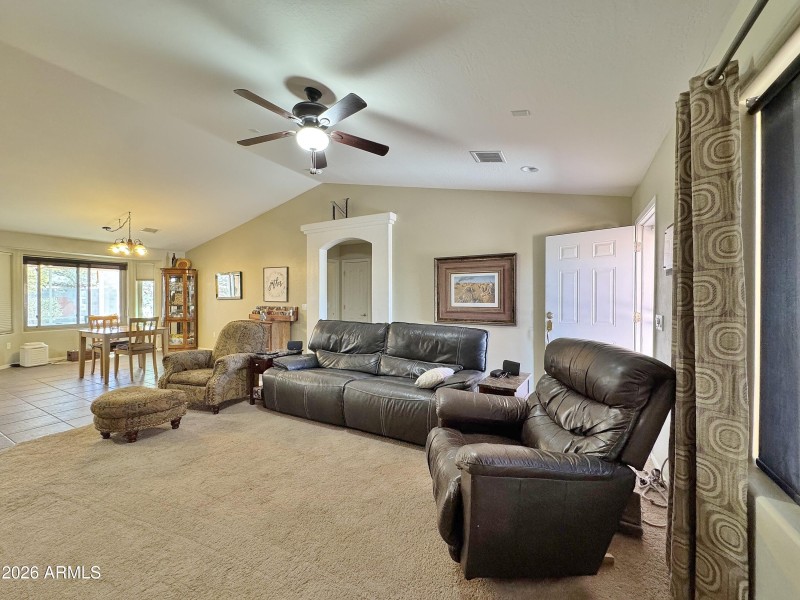 Great room & dining area