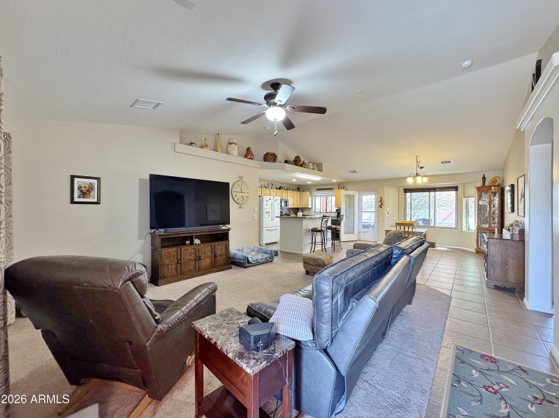 Great room from entry