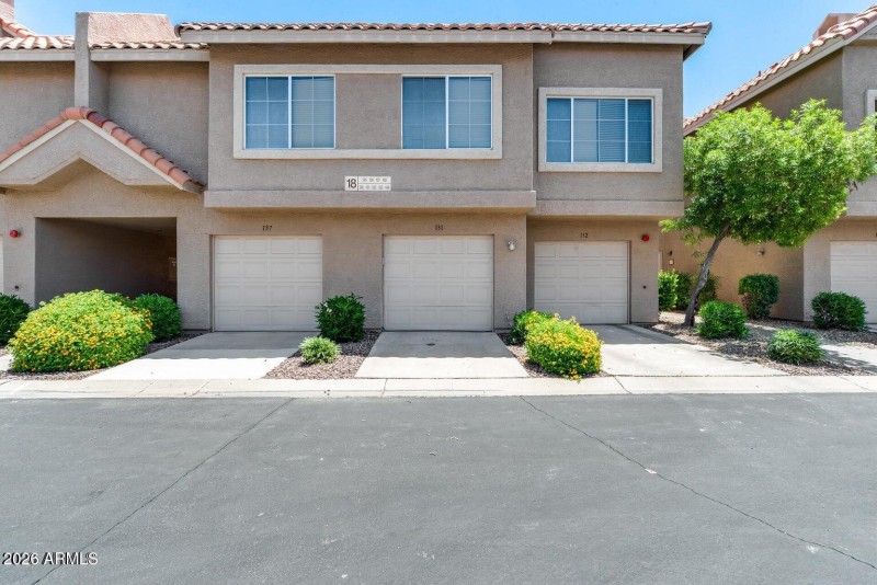 unit 131 garage and to left the front en