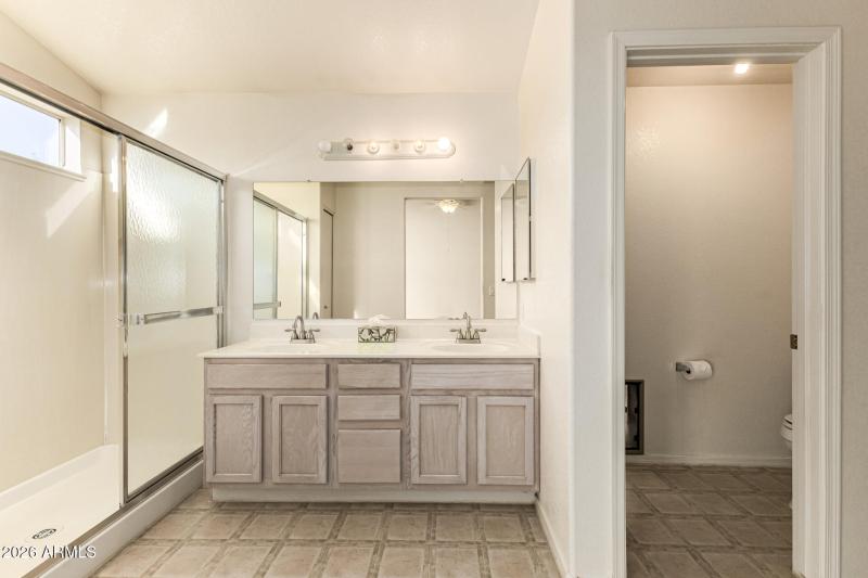 Primary Bathroom with Large Shower