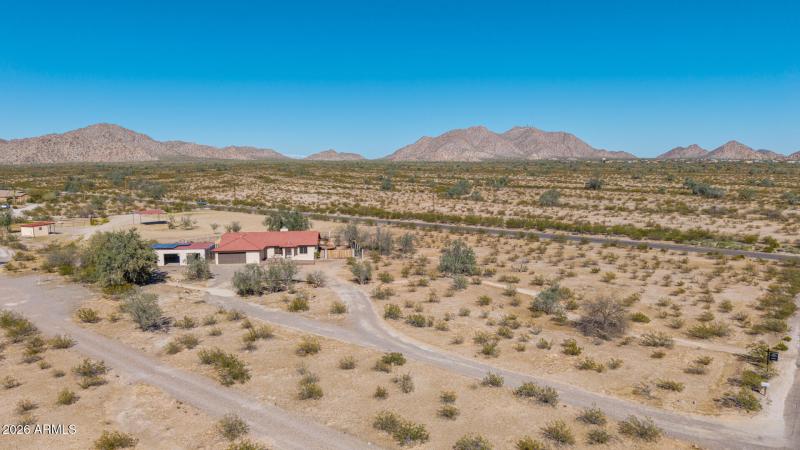 Aerial Front with Mountain Views