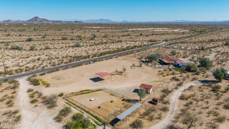 Aerial Back of Property