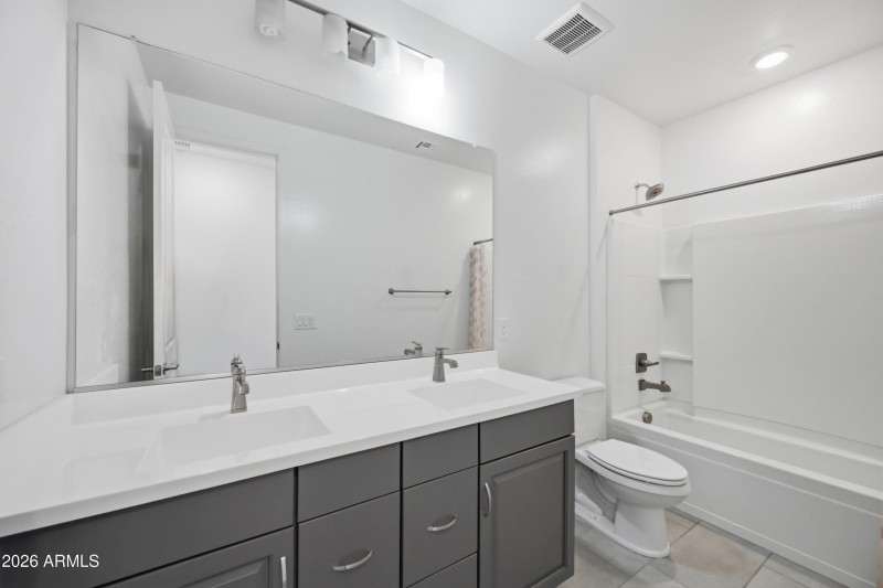 Upstairs guest bathroom