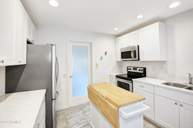 Newer cabinets walk in pantry