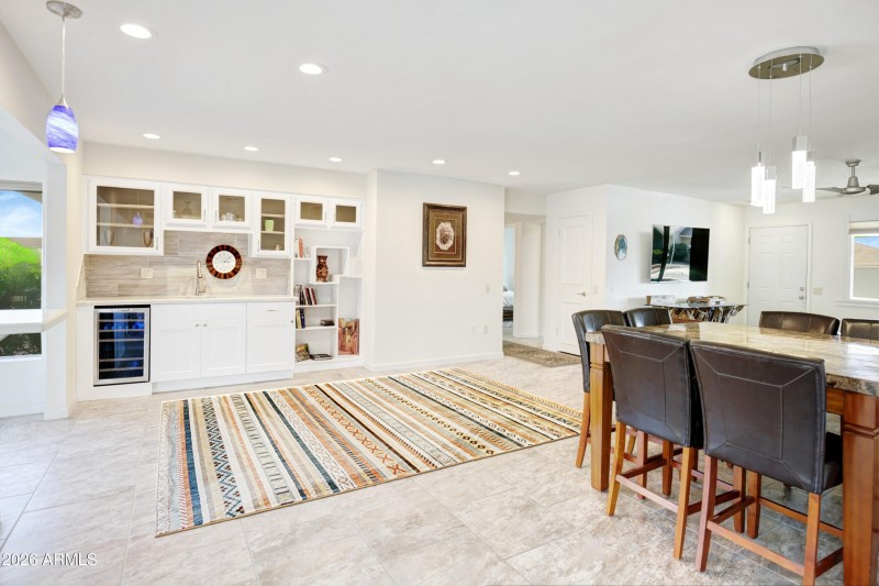 Wet bar/Dining/ Great room