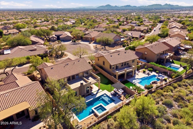 Aerial - neighborhood