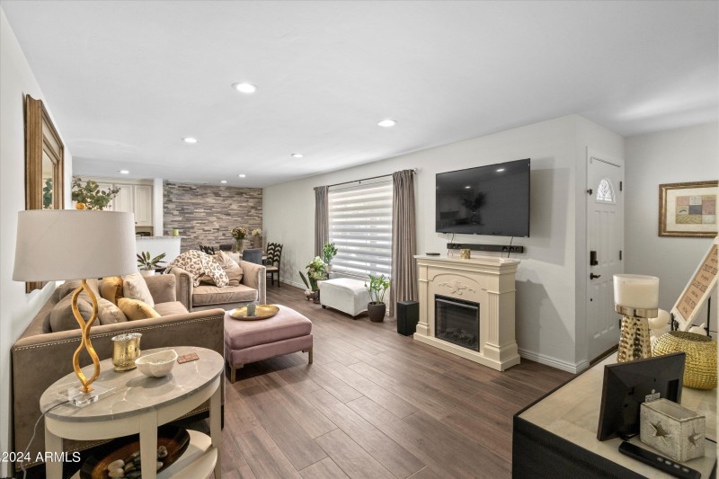 Newer flooring installation