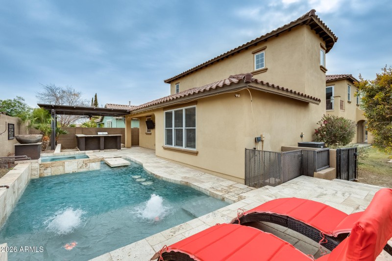 Gated pool area