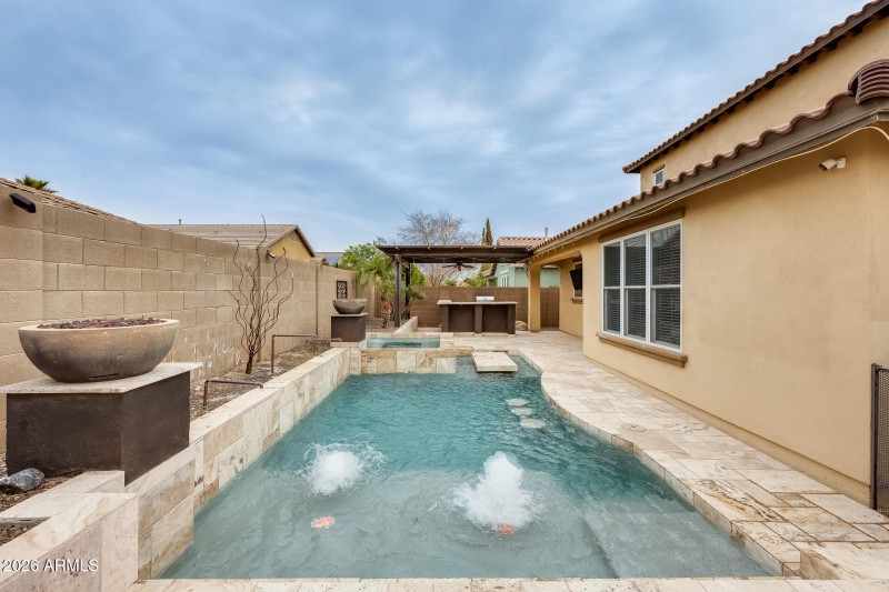Pool to Pergola