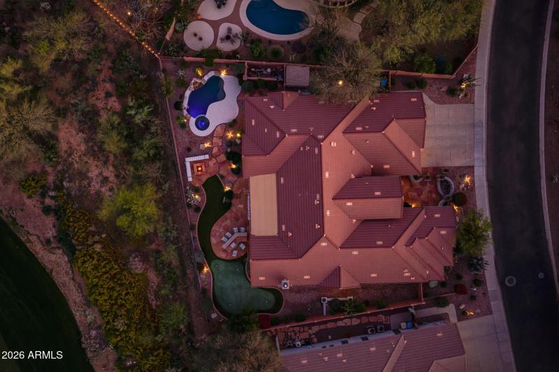 Resort style backyard