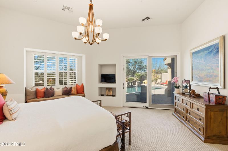 Owners Suite w/ pool views